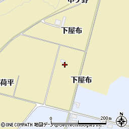 秋田県鹿角市十和田錦木稲荷平周辺の地図