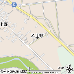 秋田県大館市板沢乙上野23周辺の地図