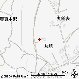 秋田県鹿角市十和田草木丸舘4周辺の地図