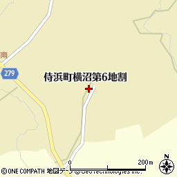 岩手県久慈市侍浜町横沼第６地割周辺の地図