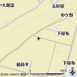 秋田県鹿角市十和田錦木稲荷平93周辺の地図