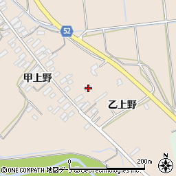 秋田県大館市板沢乙上野12周辺の地図