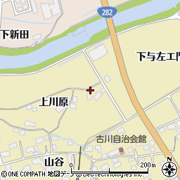 秋田県鹿角市十和田錦木上川原40周辺の地図