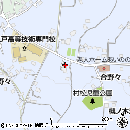 岩手県二戸市石切所上野々57-2周辺の地図
