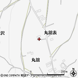 秋田県鹿角市十和田草木丸舘10周辺の地図