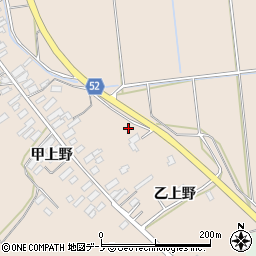 秋田県大館市板沢乙上野19-3周辺の地図