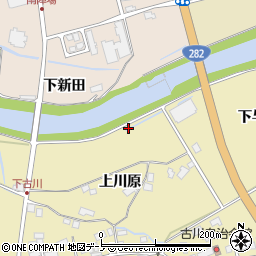 秋田県鹿角市十和田錦木上川原3周辺の地図