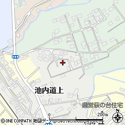 秋田県大館市池内道上24-3周辺の地図
