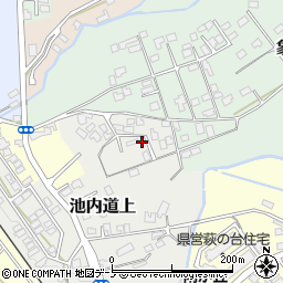 秋田県大館市池内道上24周辺の地図