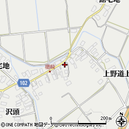 秋田県大館市櫃崎上宅地周辺の地図