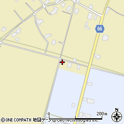 秋田県鹿角市十和田錦木下屋布周辺の地図