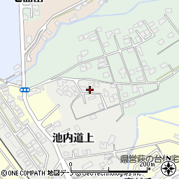 秋田県大館市池内道上24-41周辺の地図