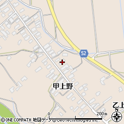 秋田県大館市板沢屋布72周辺の地図