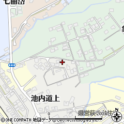 秋田県大館市池内道上26周辺の地図