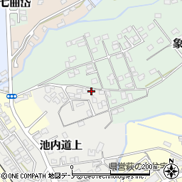 秋田県大館市池内道上27周辺の地図