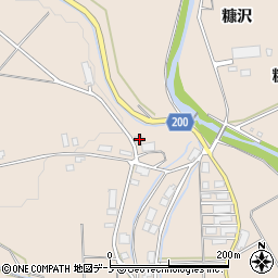 秋田県北秋田市綴子上台46周辺の地図