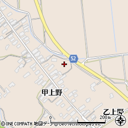秋田県大館市板沢乙上野15周辺の地図