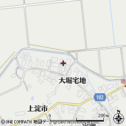 秋田県大館市櫃崎大堀宅地27周辺の地図