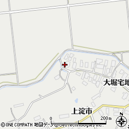 秋田県大館市櫃崎大堀宅地54周辺の地図
