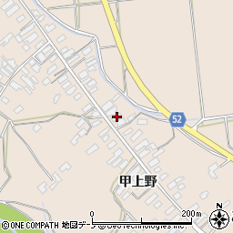 秋田県大館市板沢屋布65周辺の地図