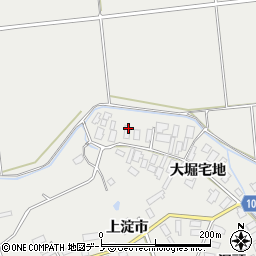 秋田県大館市櫃崎大堀宅地45周辺の地図