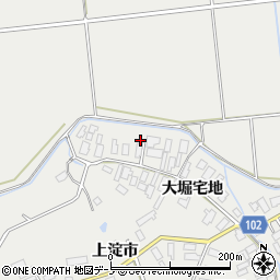 秋田県大館市櫃崎大堀宅地38周辺の地図