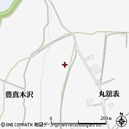 秋田県鹿角市十和田草木豊真木沢54-2周辺の地図