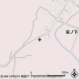 秋田県鹿角市十和田瀬田石瀬田石56-1周辺の地図