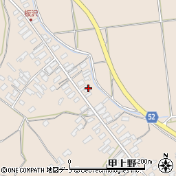 秋田県大館市板沢屋布60周辺の地図