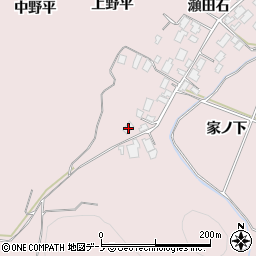 秋田県鹿角市十和田瀬田石瀬田石63-1周辺の地図