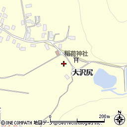 秋田県大館市柄沢柄沢下周辺の地図