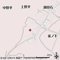 秋田県鹿角市十和田瀬田石瀬田石63-4周辺の地図