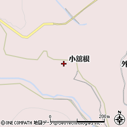 秋田県鹿角市十和田瀬田石小舘根周辺の地図