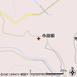 秋田県鹿角市十和田瀬田石（小舘根）周辺の地図