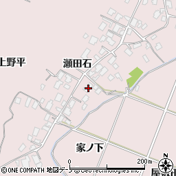 秋田県鹿角市十和田瀬田石瀬田石36周辺の地図