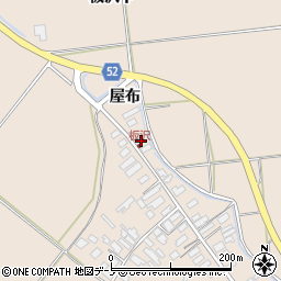 秋田県大館市板沢屋布47周辺の地図
