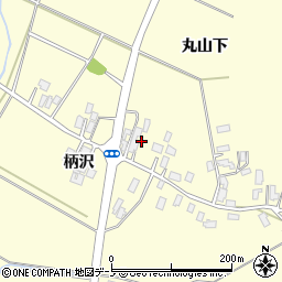 秋田県大館市柄沢柄沢周辺の地図