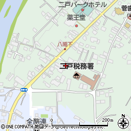 岩手日報社二戸支局周辺の地図