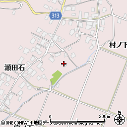 秋田県鹿角市十和田瀬田石瀬田石23周辺の地図