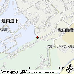 秋田県大館市象ケ鼻周辺の地図
