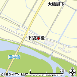 秋田県大館市根下戸下袋家後周辺の地図