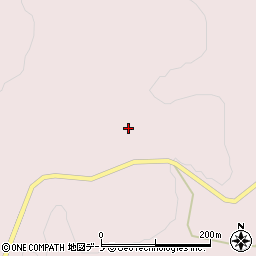 秋田県鹿角市十和田瀬田石森越周辺の地図