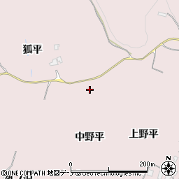 雪沢十和田毛馬内線周辺の地図