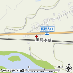 秋田県大館市長坂44周辺の地図