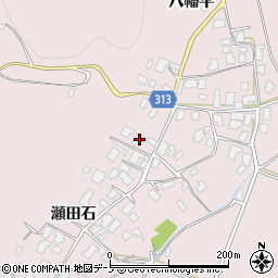 秋田県鹿角市十和田瀬田石瀬田石95周辺の地図