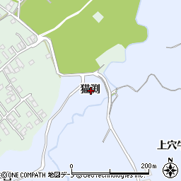岩手県二戸市石切所猫渕周辺の地図