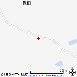 秋田県鹿角市十和田草木小森子周辺の地図