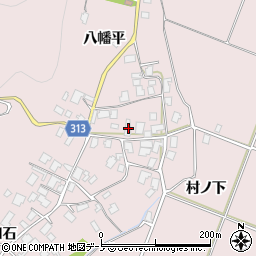 秋田県鹿角市十和田瀬田石八幡平24周辺の地図