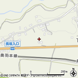 秋田県大館市長坂13周辺の地図