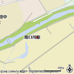 秋田県鹿角市十和田錦木（堰口川原）周辺の地図